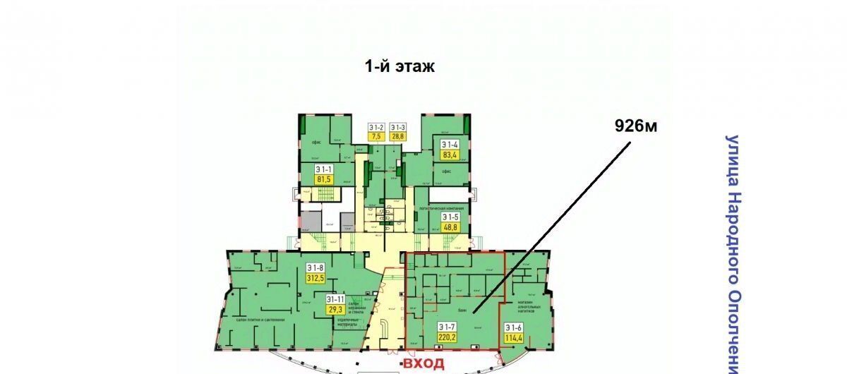 свободного назначения г Москва метро Терехово пр-кт Маршала Жукова 30 фото 7