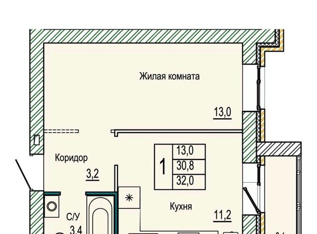 квартира р-н Кировский ЖК «Колизей» фото