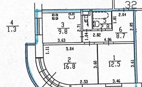 квартира г Санкт-Петербург метро Академическая ул Софьи Ковалевской 16к/5 фото 16