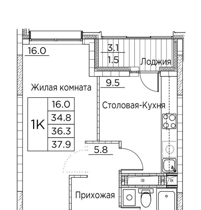 квартира г Владивосток р-н Ленинский ул Расула Гамзатова 7к/2 фото 1