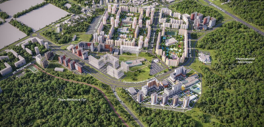 квартира г Москва п Московский Филатов Луг, улица Никитина, 11к 9 фото 68