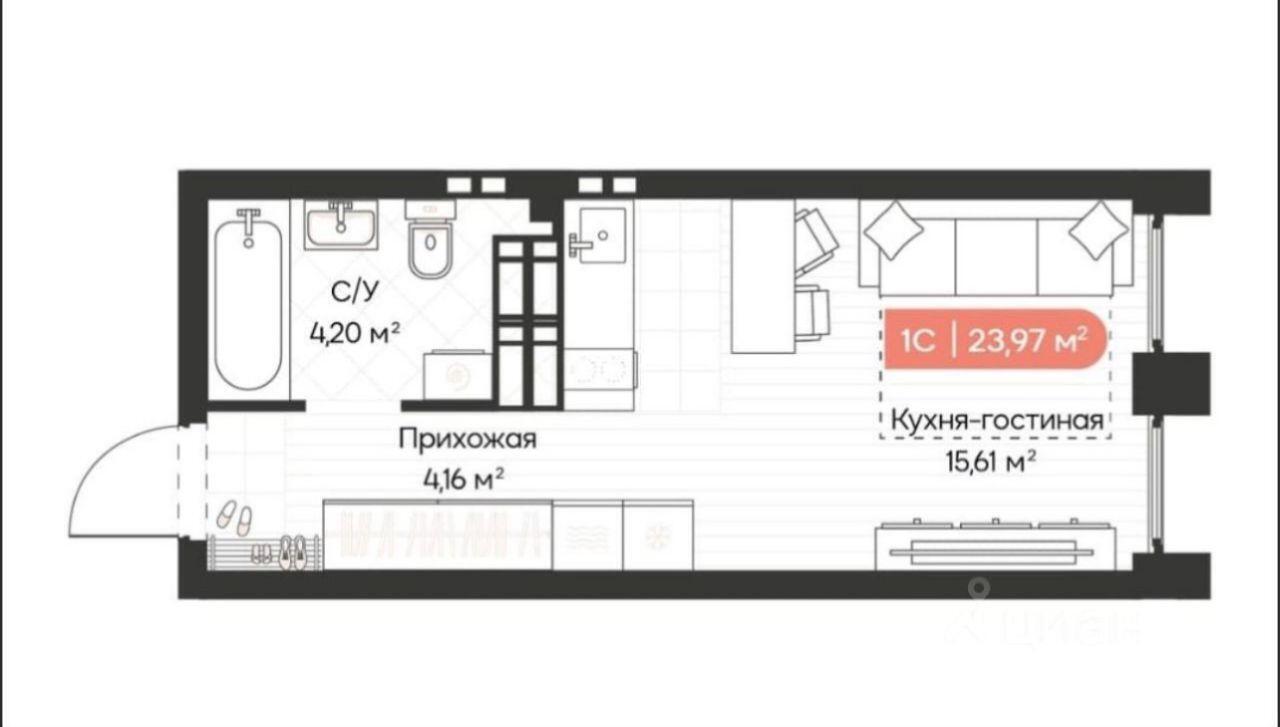 квартира г Новосибирск р-н Октябрьский ул Лобова 36 фото 4