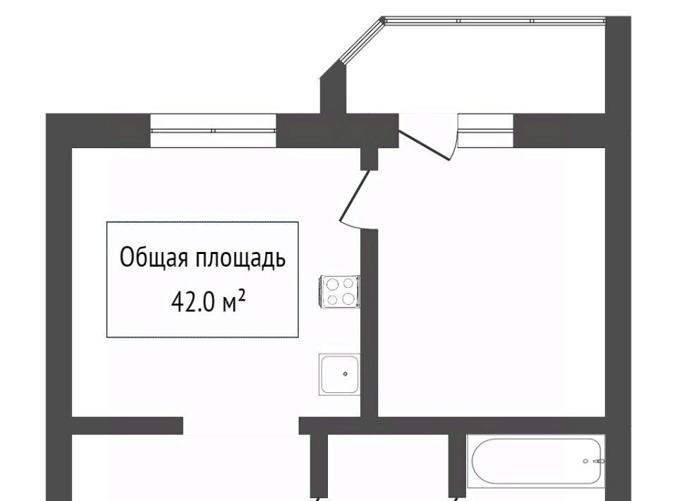 квартира г Новосибирск р-н Октябрьский Речной вокзал ул Владимира Заровного 34 микрорайон «Евроберег» фото 7