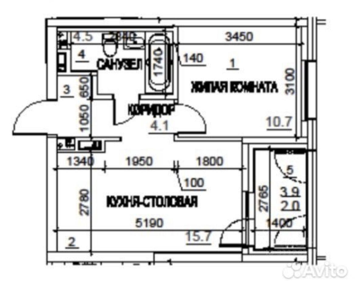 квартира г Новосибирск р-н Калининский ул Тайгинская 37 фото 1