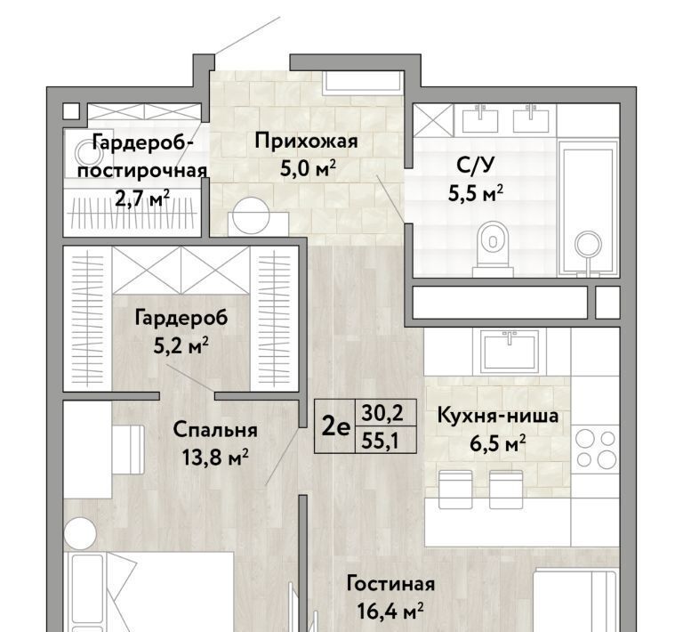 квартира г Хабаровск р-н Центральный ул Нагишкина 3 фото 1