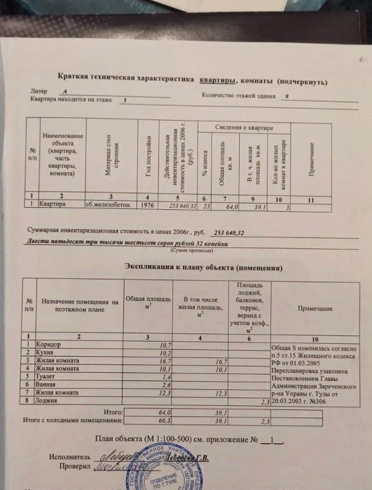 квартира г Тула р-н Зареченский ул Демидовская 78 фото 18