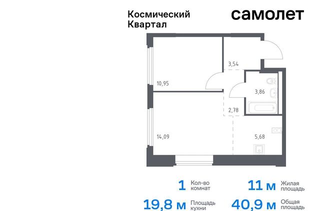 квартира ул Тихонравова 1 Юбилейный фото