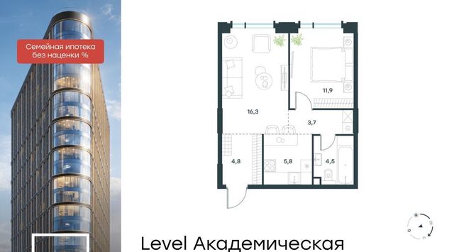 ул Профсоюзная 2/22 муниципальный округ Академический фото