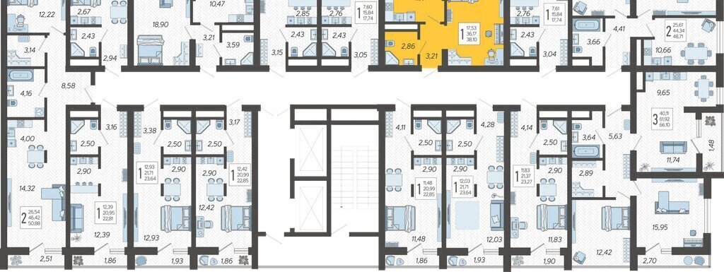 квартира г Сочи р-н Хостинский ЖК «Кислород» 13 Хостинский район фото 2