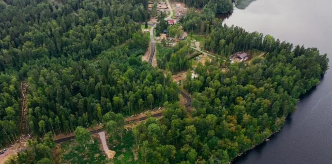 земля р-н Выборгский Приморское городское поселение, Высокинская тер., проезд Озерковый фото 9