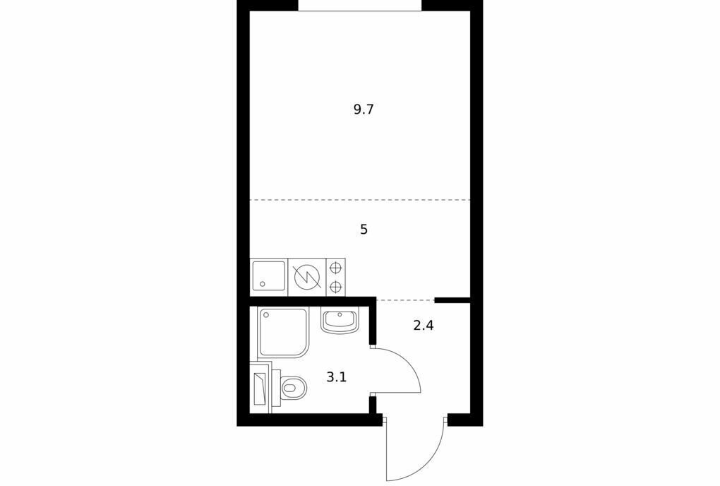 квартира г Южно-Сахалинск ул имени Владимира Жириновского 7к/2 фото 1