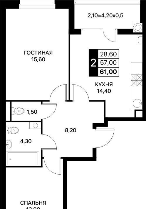 квартира г Ростов-на-Дону р-н Первомайский ул Берберовская 19с/2 фото 1