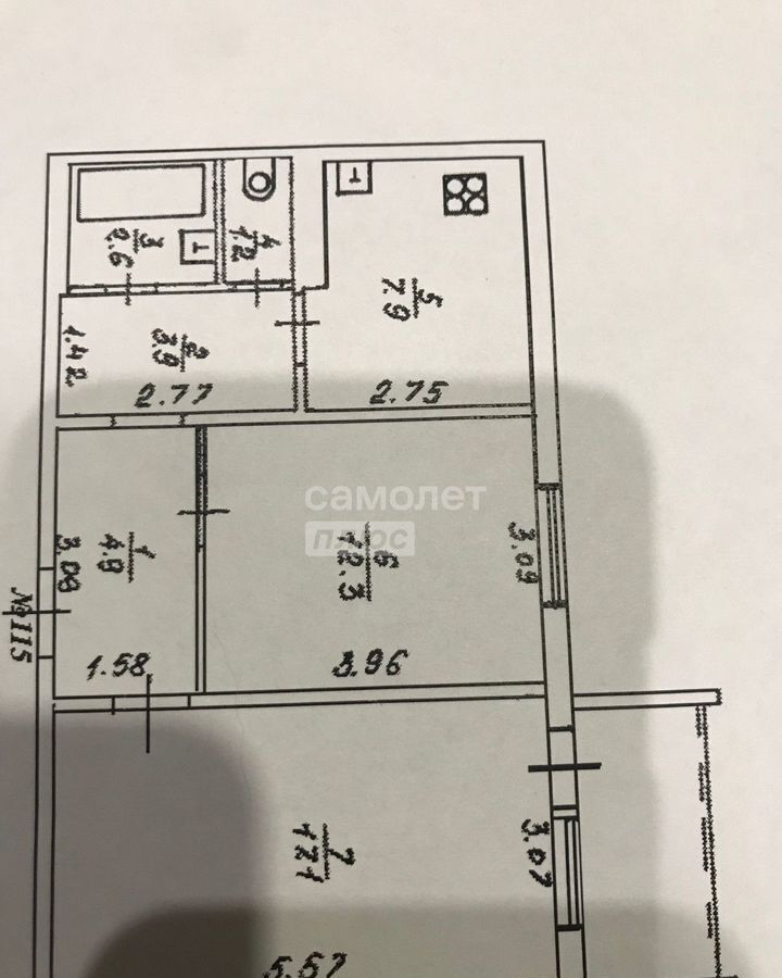 квартира г Киров р-н Октябрьский ул Ульяновская 2 фото 21