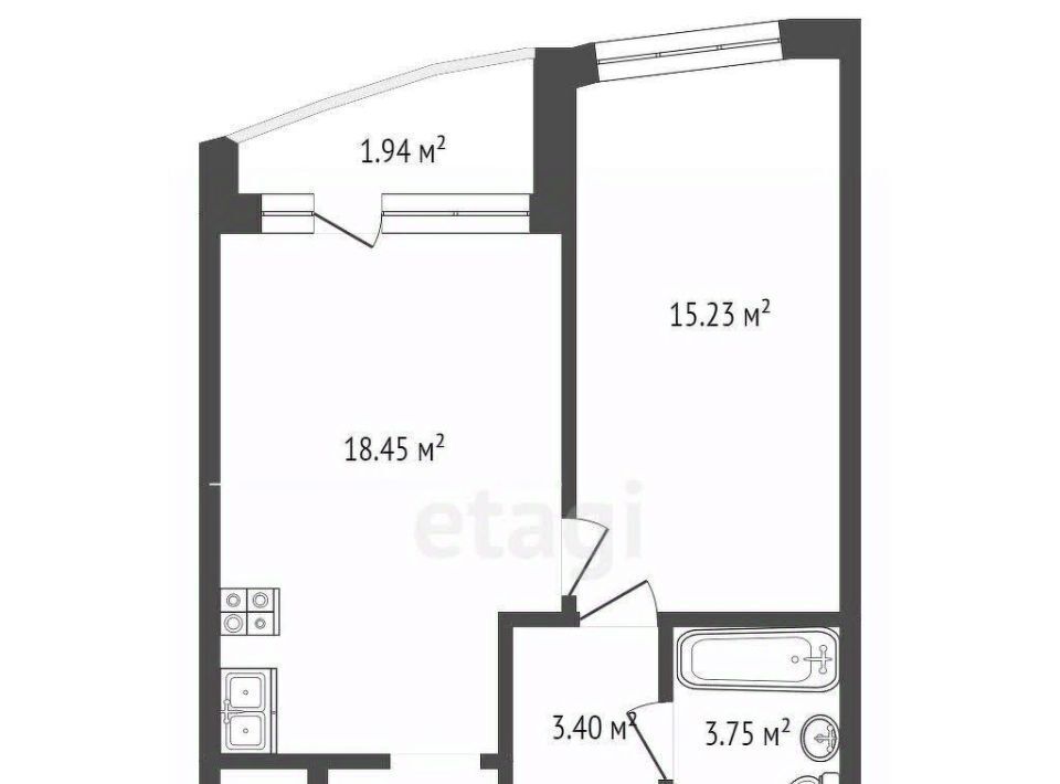 квартира г Москва ул 1-я Ватутинская 12к/2 Ватутинки фото 2