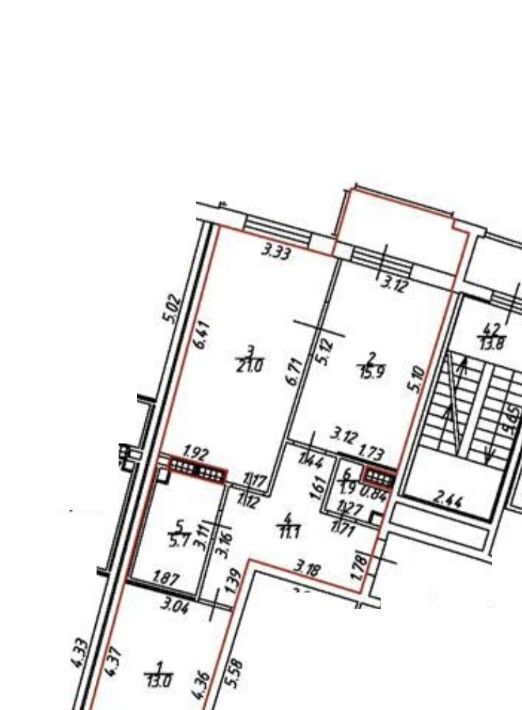 квартира г Санкт-Петербург пр-кт Приморский 62к/1 ЖК «Три ветра» Беговая фото 18