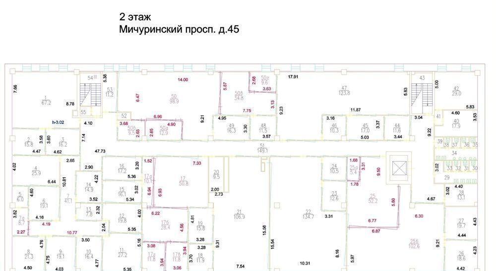 офис г Москва метро Мичуринский проспект пр-кт Мичуринский 45 муниципальный округ Раменки фото 17