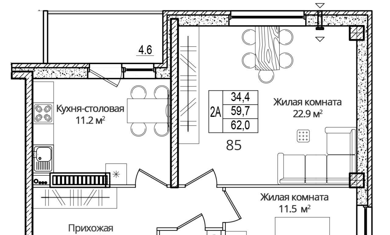 квартира р-н Псковский д Борисовичи ул Дмитрия Яковлева 8 Завеличенская волость фото 1