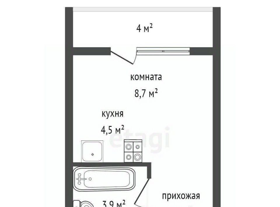 квартира г Екатеринбург Чкаловская ул Печатников 1 фото 8