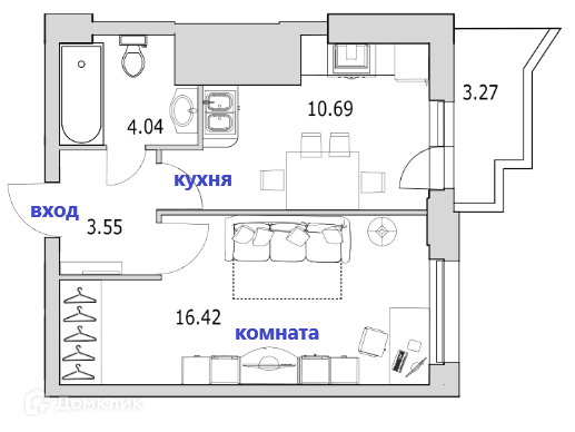 квартира г Санкт-Петербург ул Кустодиева Выборгский, 7 к 1 ст 1 фото 1