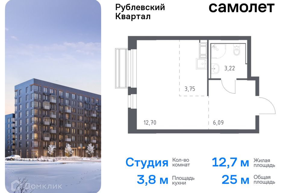 квартира городской округ Одинцовский с Лайково Торговый павильон фото 1