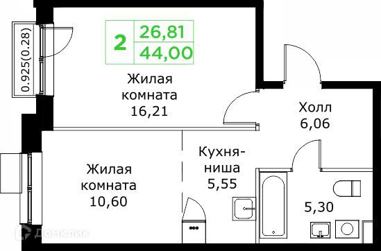 квартира г Мытищи Строящийся жилой дом, Мытищи городской округ фото 1