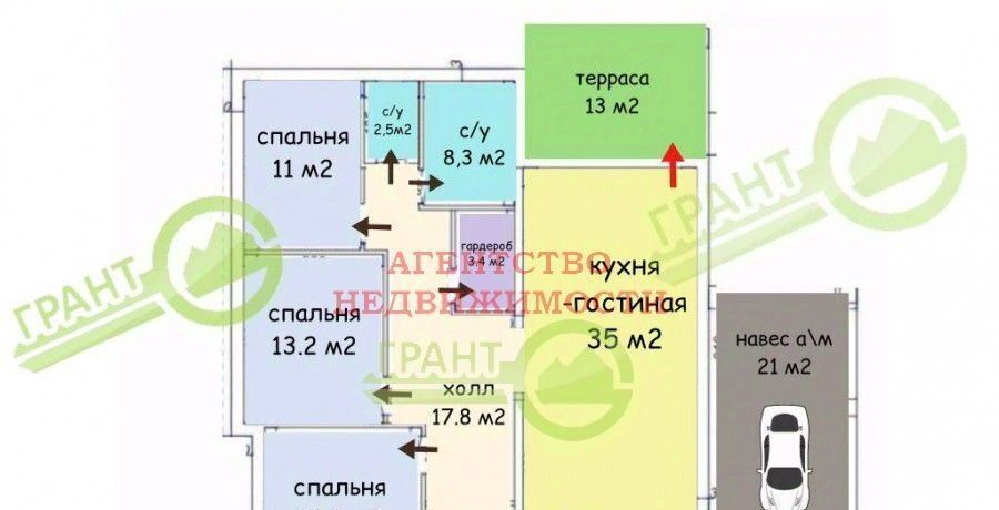 дом р-н Белгородский п Новосадовый ул Виноградная Новосадовское с/пос фото 2