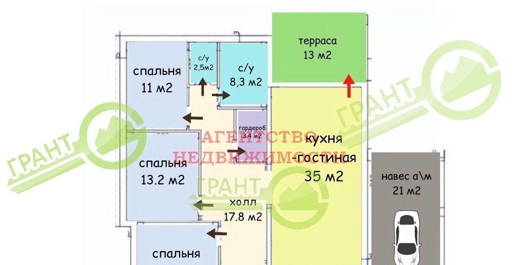 дом р-н Белгородский п Новосадовый ул Виноградная Новосадовское с/пос фото 3