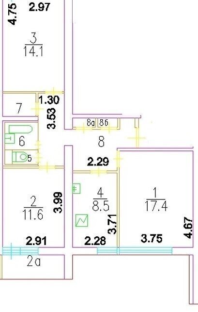 квартира г Москва метро Люблино ул Армавирская 4к/2 фото 29