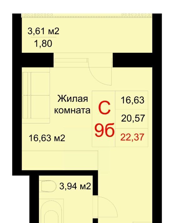 квартира г Казань ул Рауиса Гареева 78б Проспект Победы фото 1