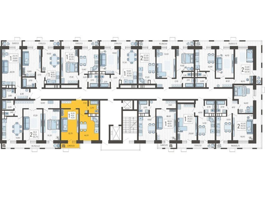 квартира г Краснодар микрорайон 9-й километр ул Ярославская 115/5 фото 2