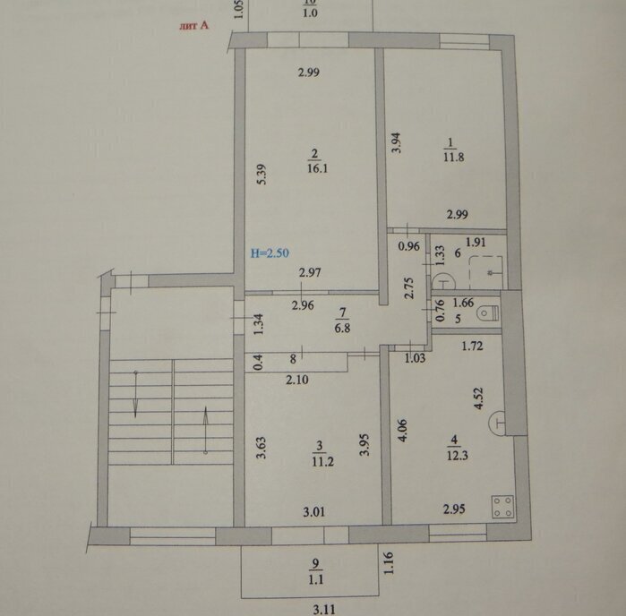 квартира р-н Ейский г Ейск ул Р.Люксембург 181 фото 26