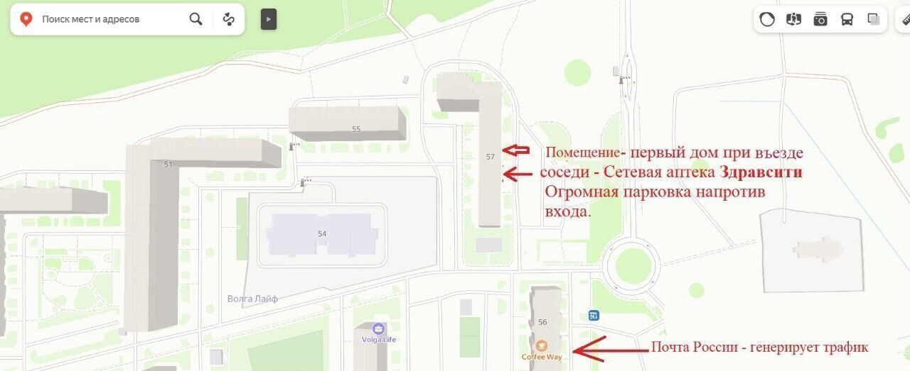 свободного назначения г Тверь р-н Заволжский ул Новочеркасская 57 фото 3