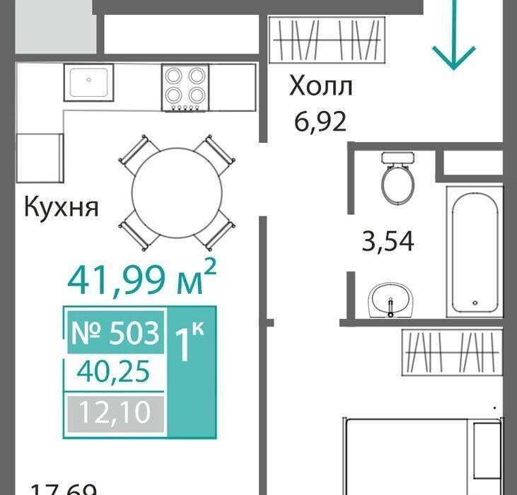 квартира г Симферополь р-н Киевский Крымская Роза фото 1