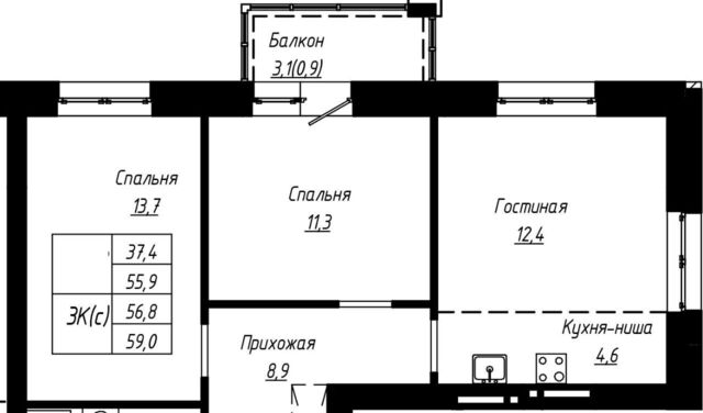 р-н Центральный ул Чернышевского 189к/3 фото