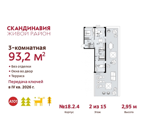 жилой район «Скандинавия» Сосенское, жилой комплекс Скандинавия, 18. 2.4, Бутово фото