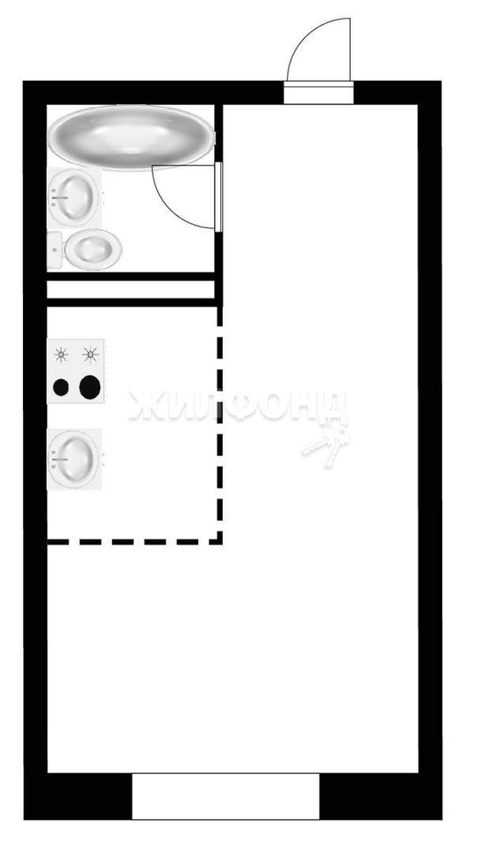 квартира р-н Новосибирский с Новолуговое мкр Солнечный 1 фото 8