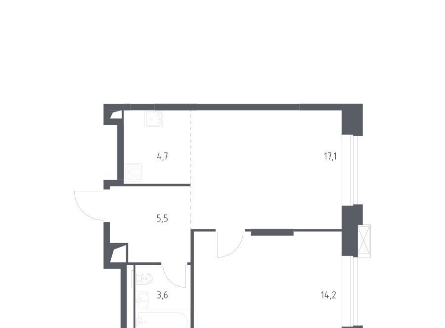 квартира г Москва Давыдково ЖК Верейская 41 4/2 фото 1