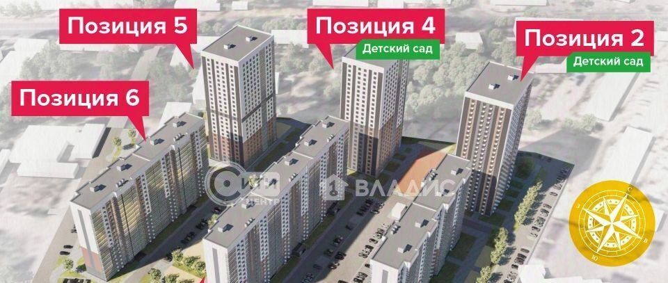 квартира г Воронеж р-н Коминтерновский ЖК «Городские Истории» фото 2