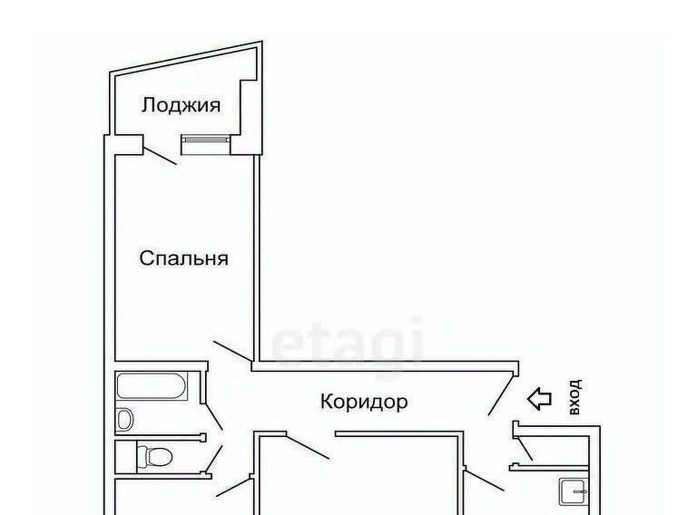 квартира г Тула р-н Привокзальный Мясново проезд 6-й Полюсный 21 фото 2