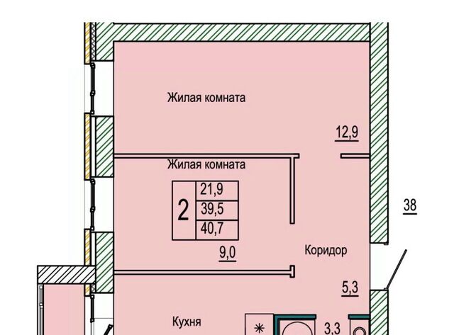 квартира р-н Кировский ЖК «Колизей» фото