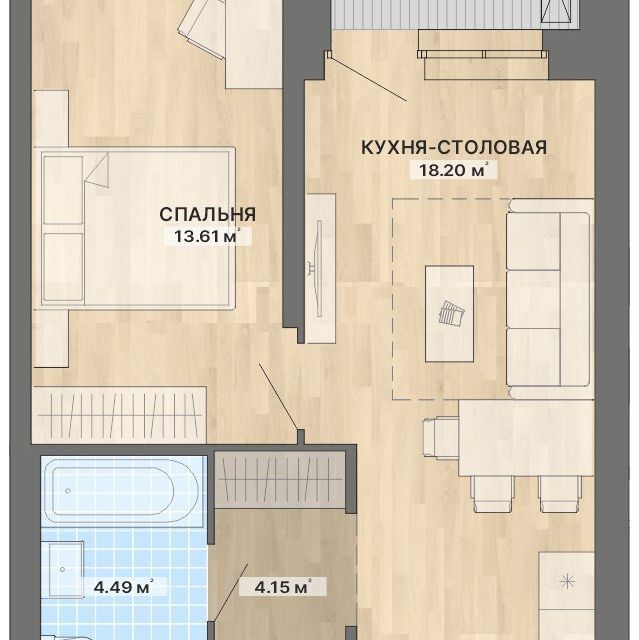 квартира г Екатеринбург Академический Екатеринбург городской округ, Академический фото 1