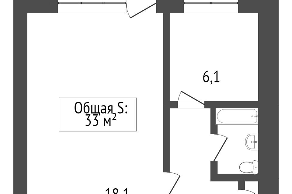 квартира г Томск р-н Октябрьский тракт Иркутский 174/2 Томский район фото 6