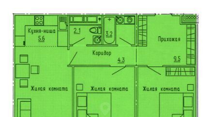 квартира г Пенза р-н Октябрьский ул Яшиной 10 ЖК «Лугометрия» Октябрьский район фото 2