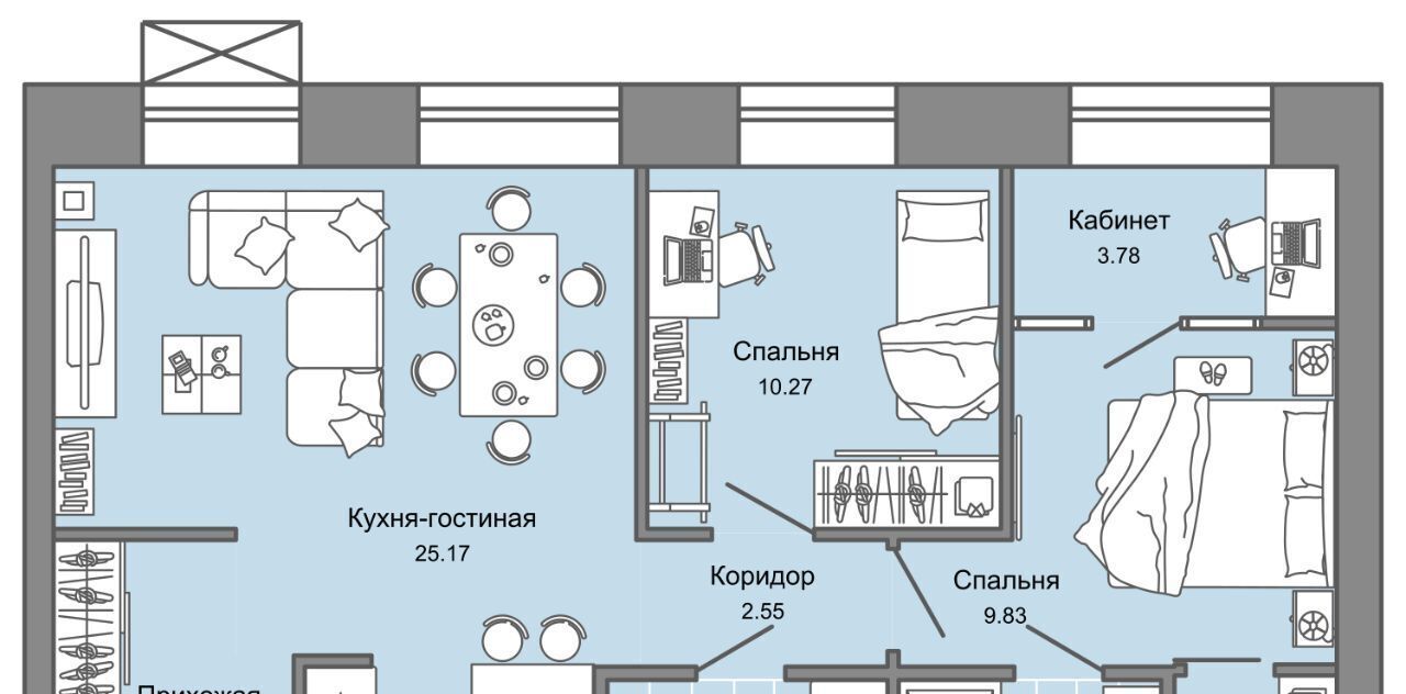 квартира г Екатеринбург Чкаловская ул Косотурская 1в/1 фото 1