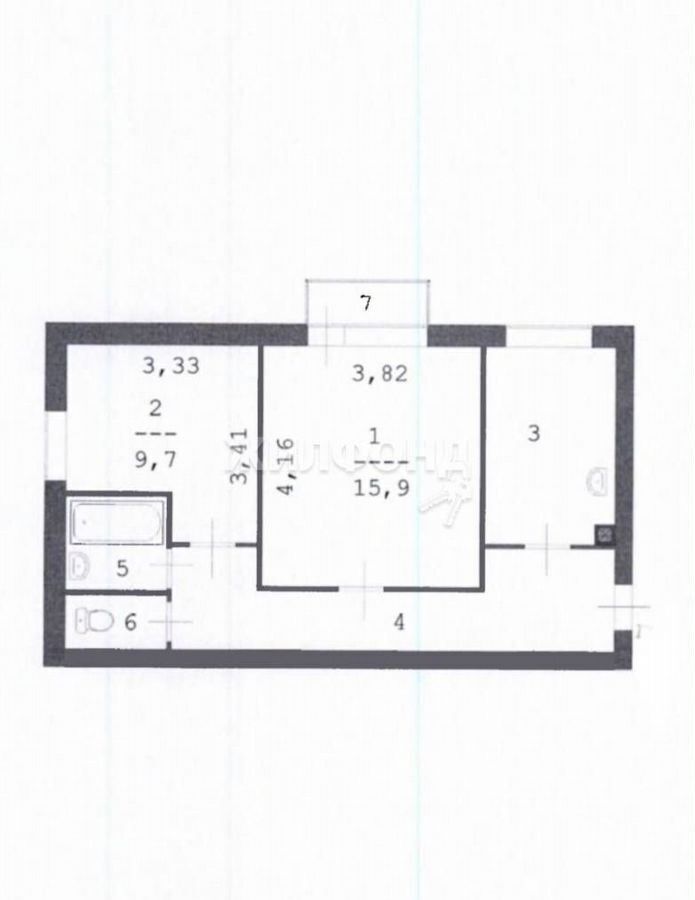 квартира г Когалым р-н Пионерный ул Романтиков 22 Тюменская обл. фото 10