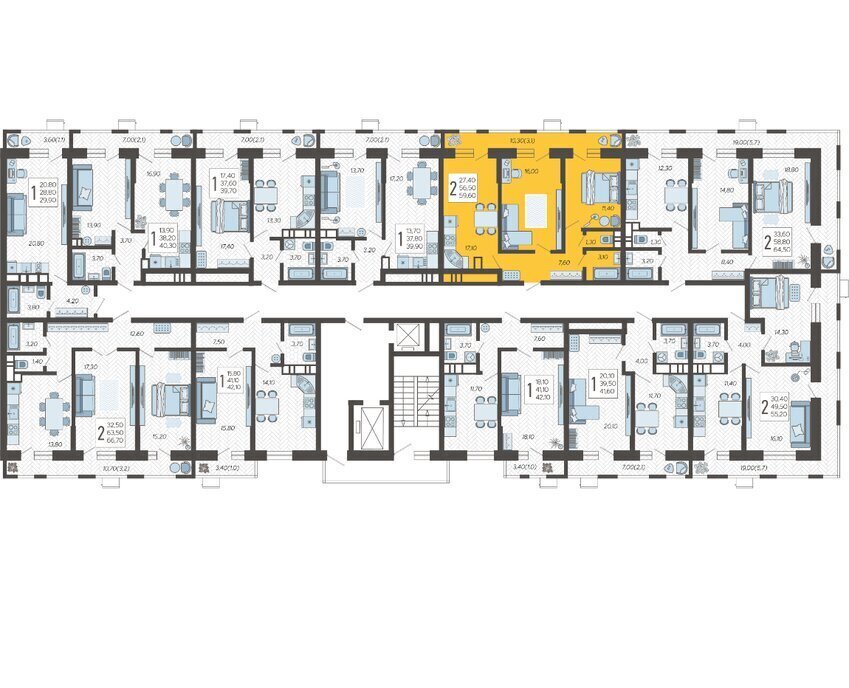 квартира г Краснодар микрорайон 9-й километр ул Ярославская 115/7 фото 2