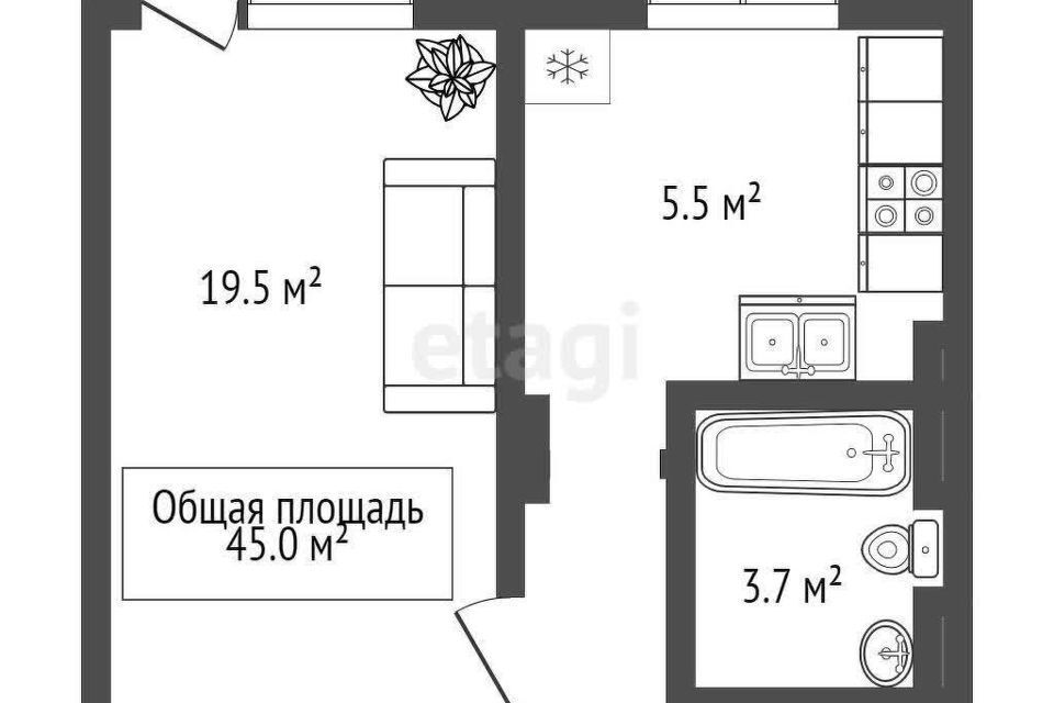 квартира г Новосибирск р-н Ленинский ул Новосибирская 27 Новосибирск городской округ фото 10