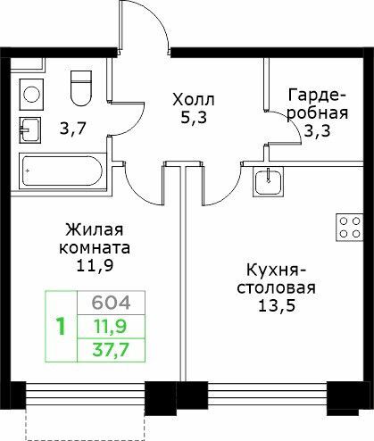 квартира г Мытищи пр-кт Новомытищинский 4а Мытищи городской округ фото 2