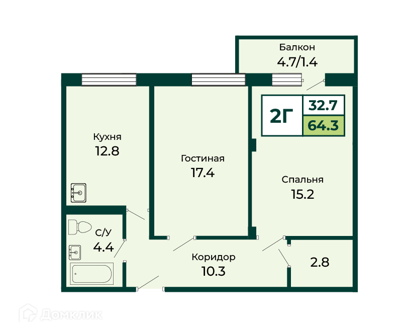 квартира р-н Емельяновский пос. Солонцы фото 1