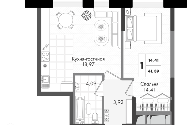 р-н Прикубанский Краснодар городской округ, Генерала Брусилова, лит 1. 3 фото